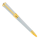 S.T. Dupont Liberte Ballpoint White Lacquer w/Gold Trim - Ballpoint