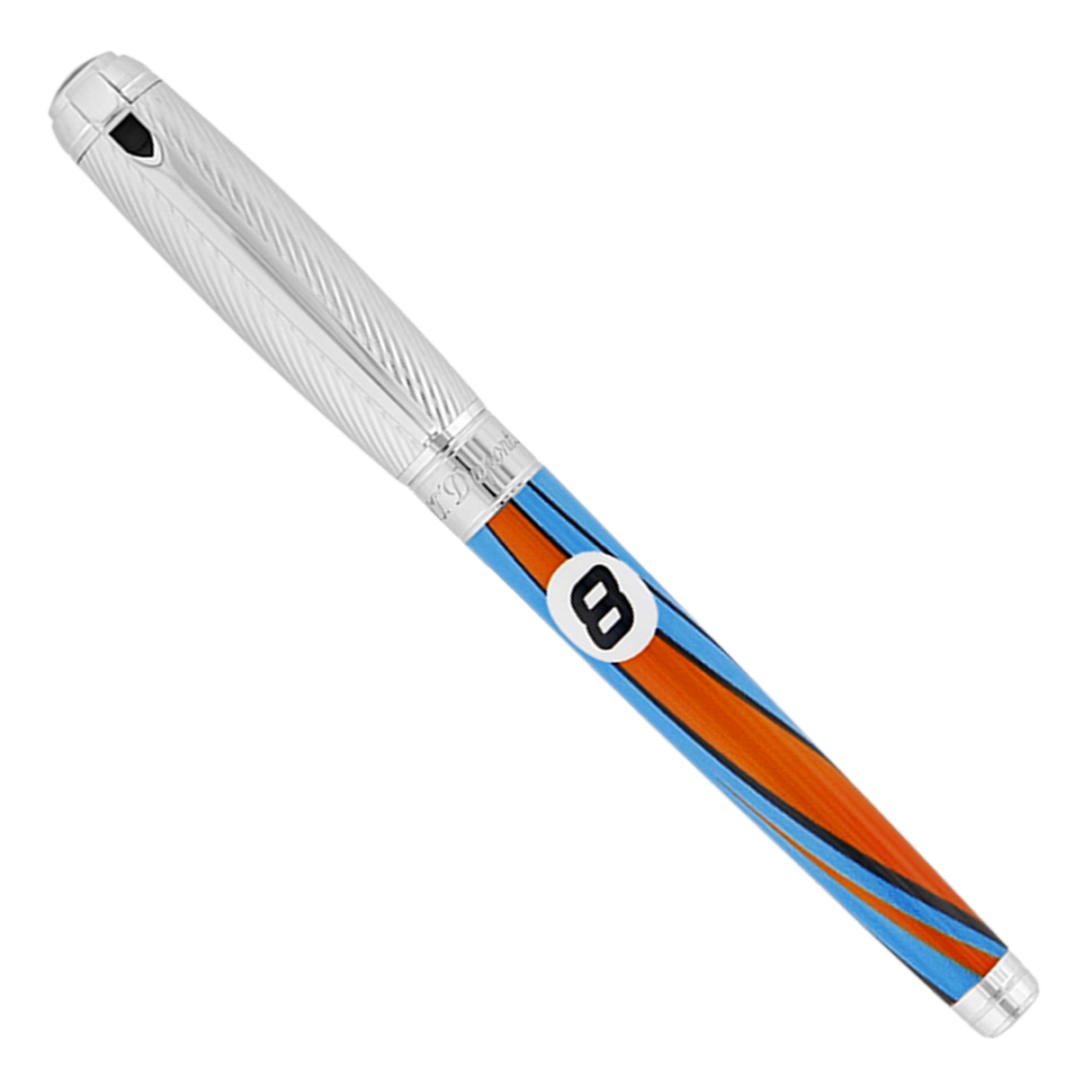 S.T. Dupont Line D Le Mans Blue & Silver - Multifunction Pen - Fountain Pen/Rollerball