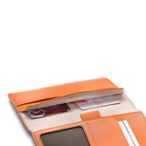 Sheaffer Emily in Paris Full-Grain Leather Passport Case with Pen Loop - Orange