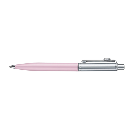 Sheaffer Emily in Paris Sentinel E321 Pink Matte Finish with Chrome-Plated Trims and Bow-Shaped Clip Emblem Ballpoint Pen