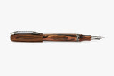 Visconti Medici Briarwood w/Ruthenium Trim - Fountain Pen