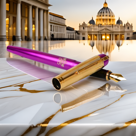 Wahl Eversharp Skyline Vatican Purple Fountain Pen Collection