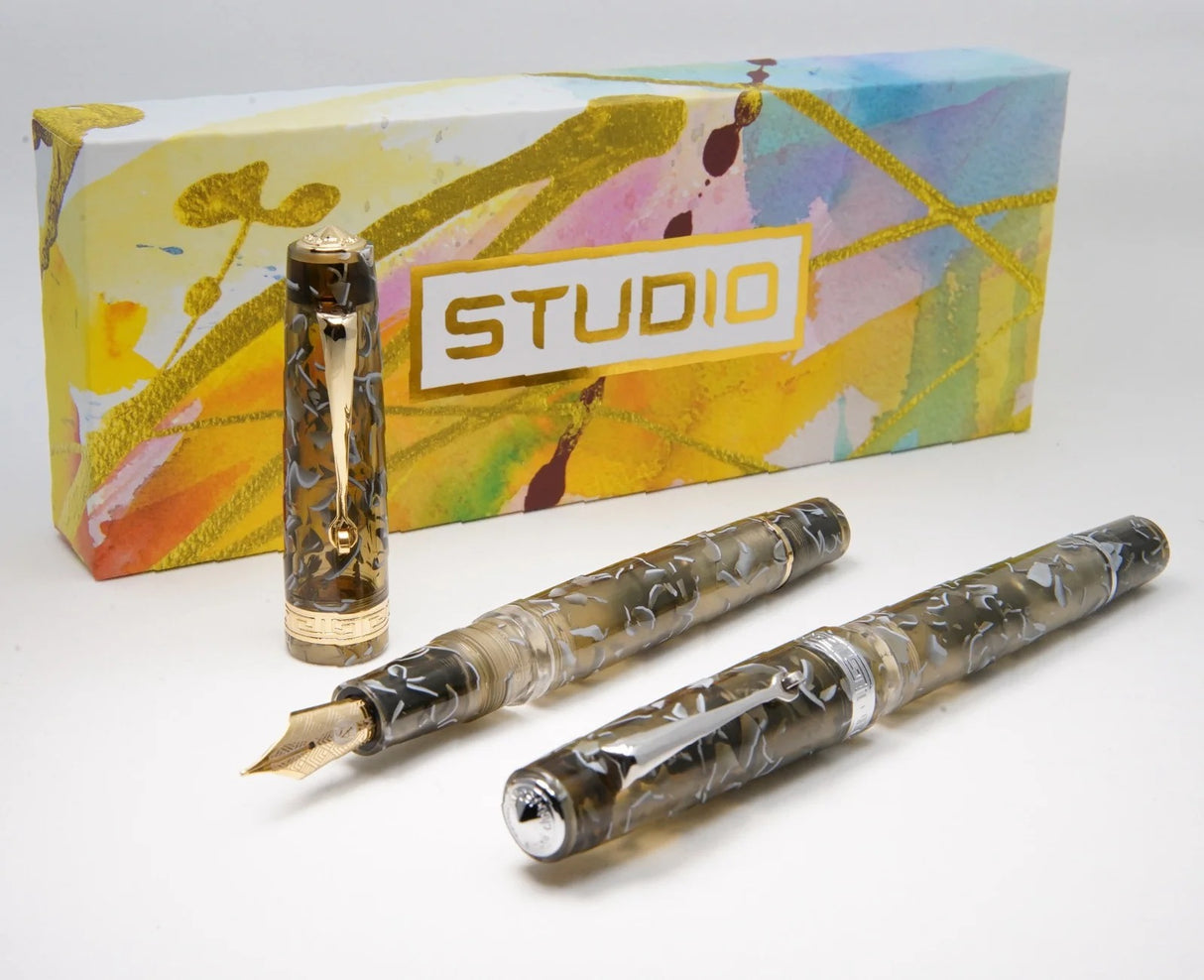 ASC Studio Green Guatemala Rhodium Trim - Fountain Pen