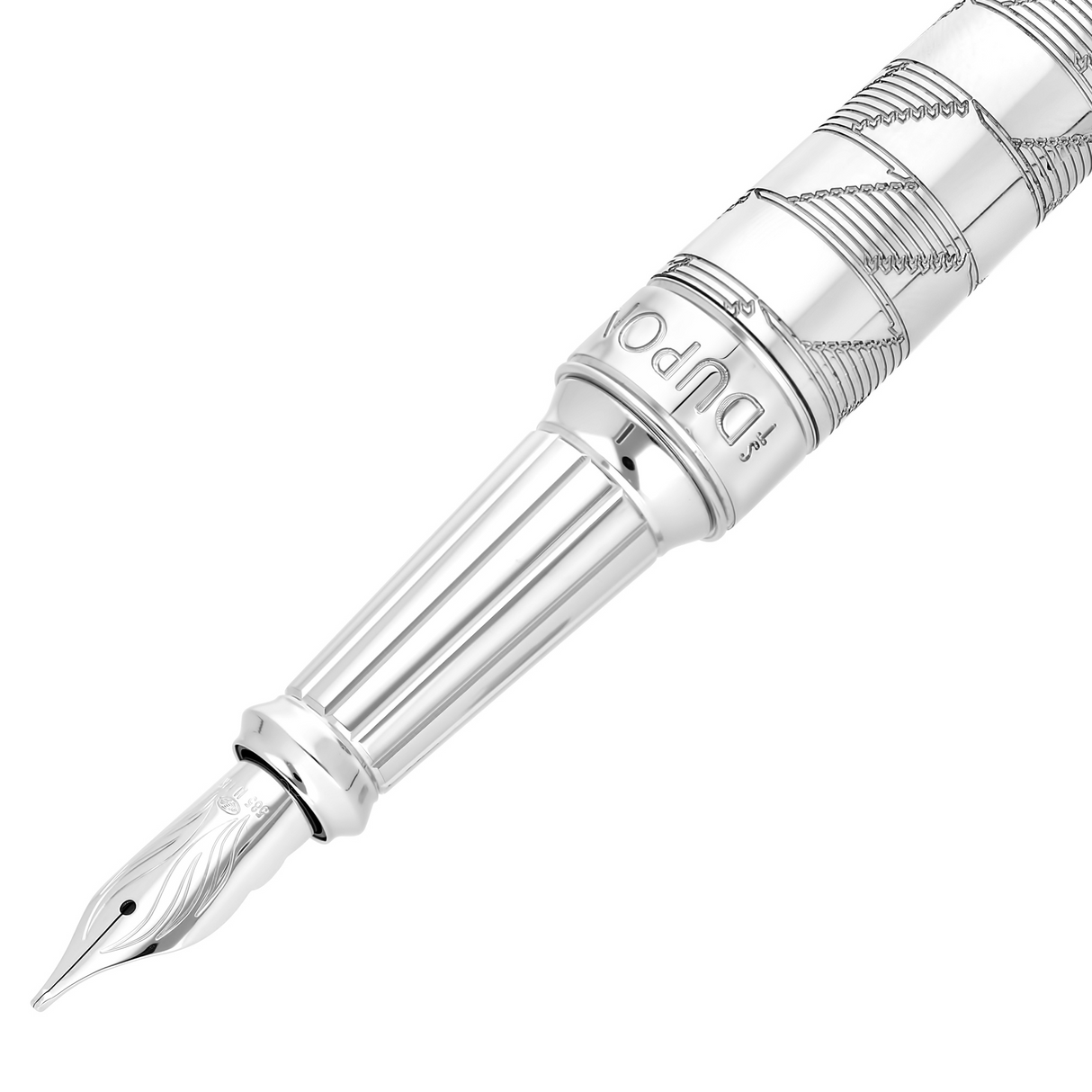 S.T. Dupont Monogram 1872 Eternity XL Palladium Fountain Pen