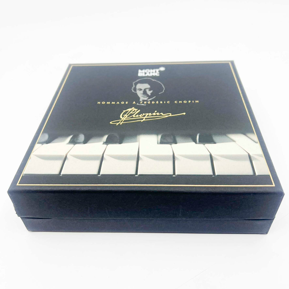 Montblanc Meisterstuck Black Resin #145 (Chopin) Classique Gold-Plated Trim Fountain  Pen - Fine 14kt Kt Gold Nib
