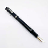 Montblanc Agatha Christie Sterling Silver Limited Edition Fountain Pen - Fine 18kt Gold Nib