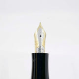 Montblanc Agatha Christie Sterling Silver Limited Edition Fountain Pen - Fine 18kt Gold Nib