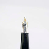 Montblanc Meisterstuck Black Resin #145 (Chopin) Classique Gold-Plated Trim Fountain  Pen - Fine 14kt Kt Gold Nib