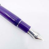 Sailor King of Pens Purple Urushi Ebonite Bespoke Special Edition Fountain Pen - Naginata Togi Medium Fine 21kt Gold Nib