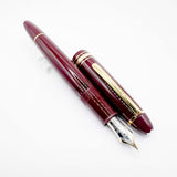 Montblanc Meisterstuck Bordeaux Resin #146 LeGrand Fountain Pen - Extra Fine 14kt Gold Nib