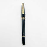 Montblanc Classique #144 Black Resin Fountain Pen  -  Fine  14kt Gold Nib