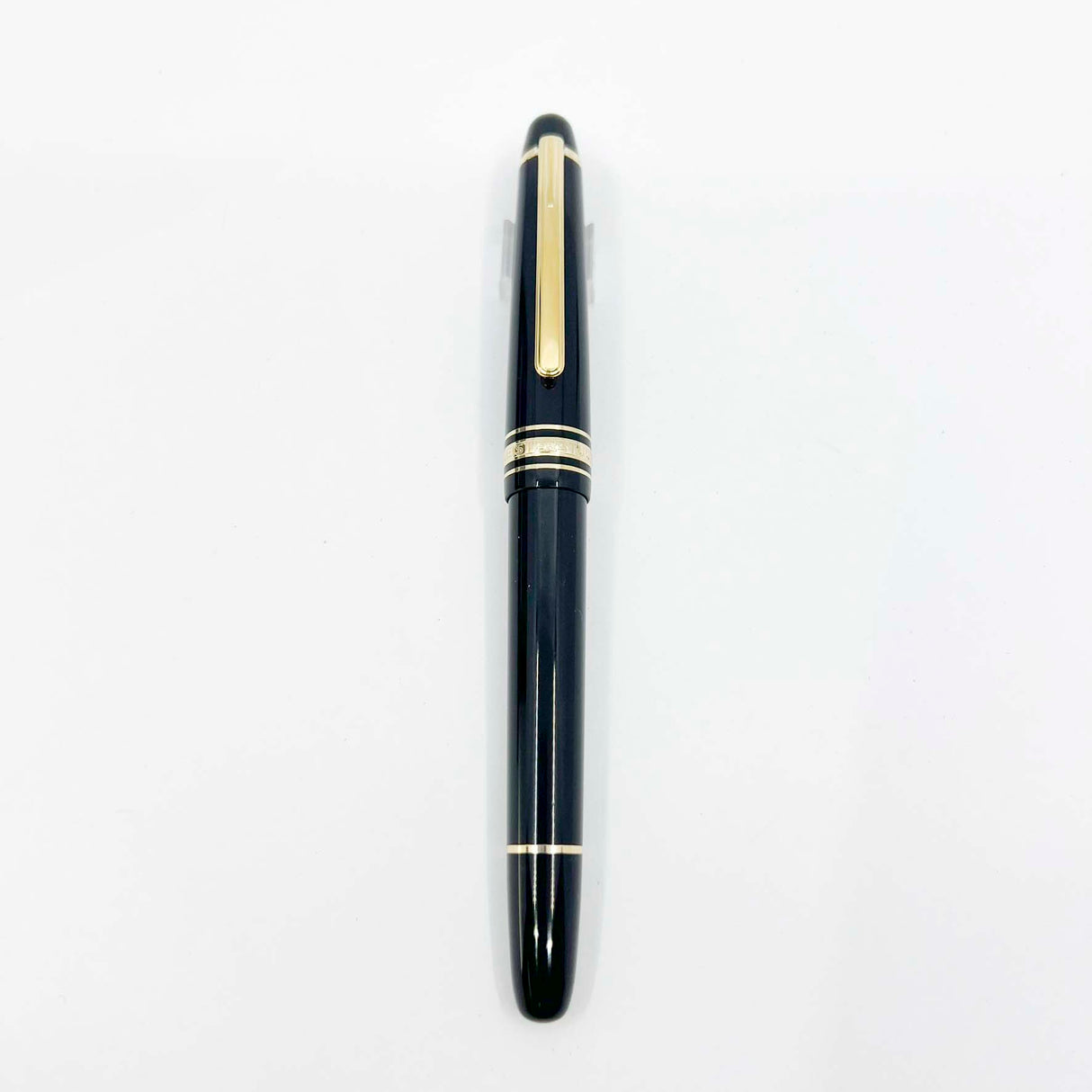 Montblanc Meisterstuck Black Resin #145 (Chopin) Classique Gold-Plated Trim Fountain  Pen - Fine 14kt Kt Gold Nib