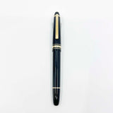 Montblanc Meisterstuck Black Resin #145 (Chopin) Classique Gold-Plated Trim Fountain  Pen - Fine 14kt Kt Gold Nib