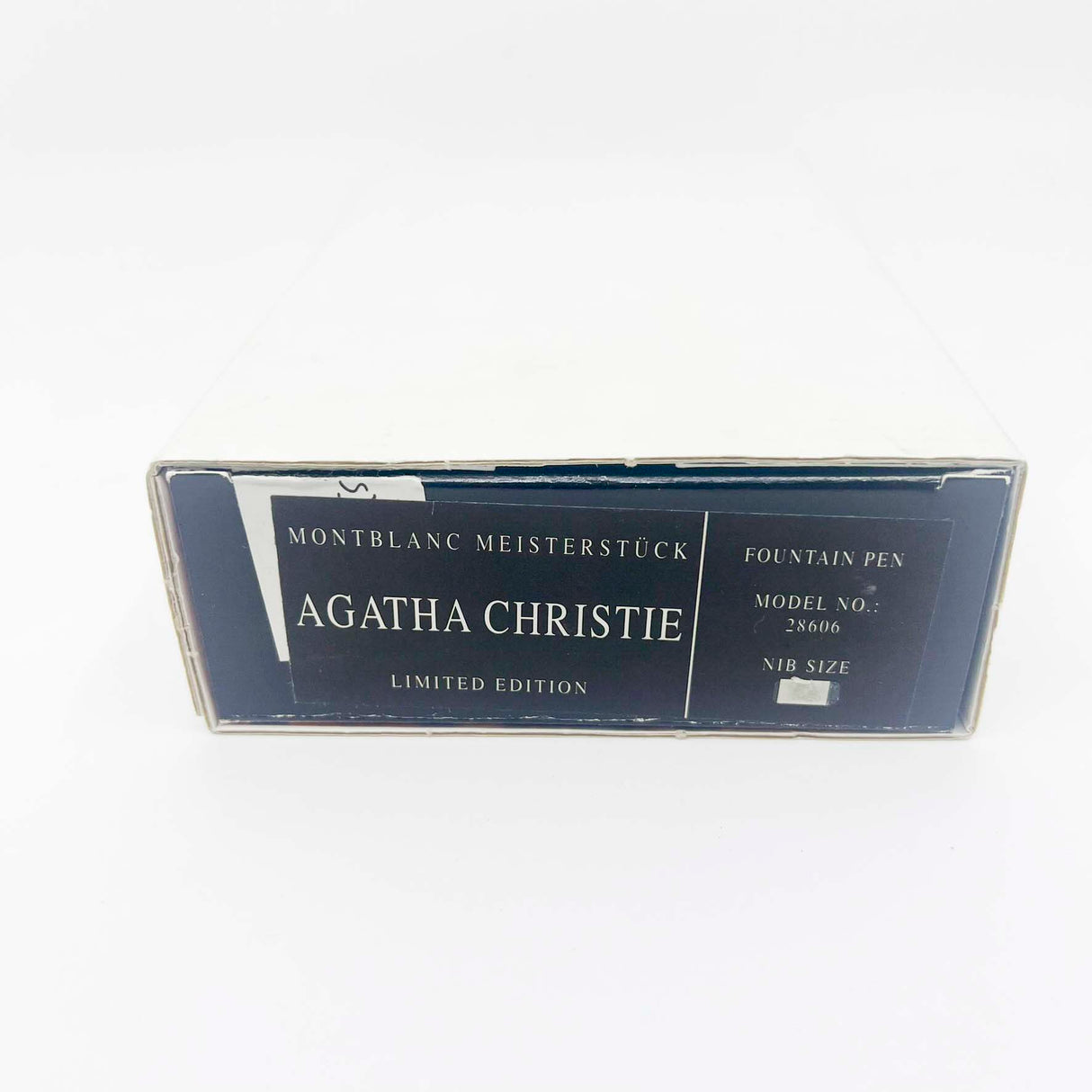 Montblanc Agatha Christie Sterling Silver Limited Edition Fountain Pen - Fine 18kt Gold Nib