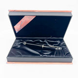 Montblanc Agatha Christie Sterling Silver Limited Edition Fountain Pen - Fine 18kt Gold Nib