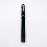 Montblanc Agatha Christie Sterling Silver Limited Edition Fountain Pen - Fine 18kt Gold Nib