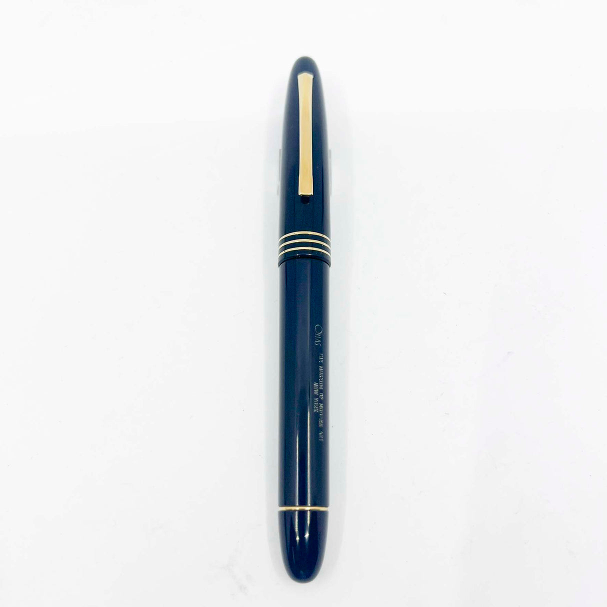 OMAS Ogiva Black  Museum of Modern Art New York Fountain Pen -  Semi-Flex Medium 18kt Gold Nib