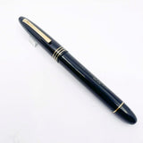 OMAS Ogiva Black  Museum of Modern Art New York Fountain Pen -  Semi-Flex Medium 18kt Gold Nib