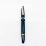 Montblanc #147 Traveler Black Resin CARTRIDGE-FILL LeGrand Meisterstuck Fountain Pen - Fine 14kt Gold Nib
