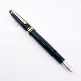Montblanc #147 Traveler Black Resin CARTRIDGE-FILL LeGrand Meisterstuck Fountain Pen - Fine 14kt Gold Nib
