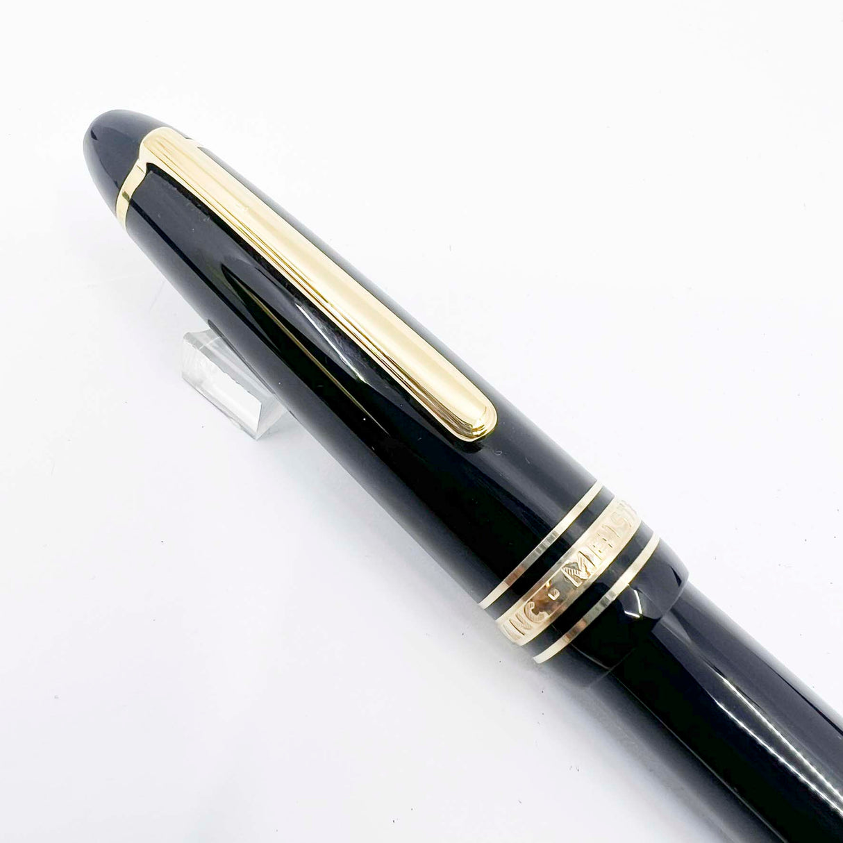 Montblanc #147 Traveler Black Resin CARTRIDGE-FILL LeGrand Meisterstuck Fountain Pen - Fine 14kt Gold Nib