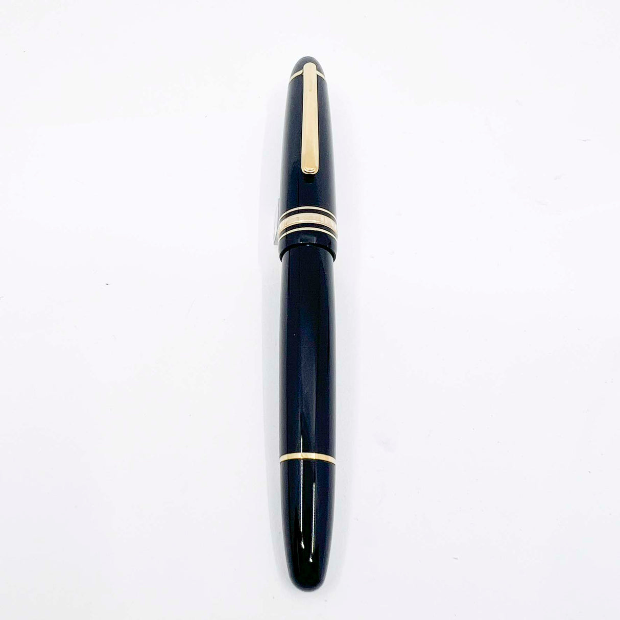 Montblanc Meisterstuck Black Resin #146 LeGrand Fountain Pen  - Extra Fine 14kt  Gold Nib