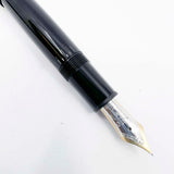 Montblanc Meisterstuck Black Resin #146 LeGrand Fountain Pen  - Extra Fine 14kt  Gold Nib