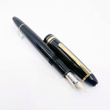 Montblanc Meisterstuck Black Resin #146 LeGrand Fountain Pen  - Extra Fine 14kt  Gold Nib