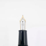 Montblanc Meisterstuck Black Resin #146 LeGrand Fountain Pen  - Extra Fine 14kt  Gold Nib