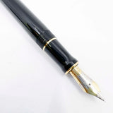 Parker Duofold Centennial (Largest) Black  Fountain Pen - Extra Fine 18kt Gold Nib (Circa 1997)