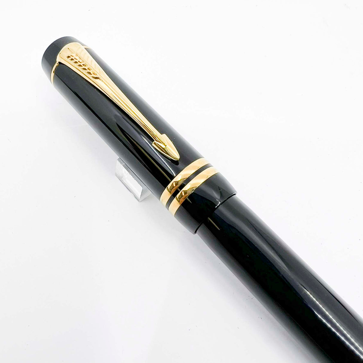 Parker Duofold Centennial (Largest) Black  Fountain Pen - Extra Fine 18kt Gold Nib (Circa 1997)