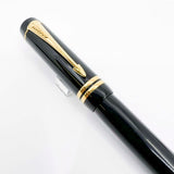 Parker Duofold Centennial (Largest) Black  Fountain Pen - Extra Fine 18kt Gold Nib (Circa 1997)