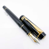 Parker Duofold Centennial (Largest) Black  Fountain Pen - Extra Fine 18kt Gold Nib (Circa 1997)