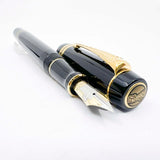 Parker Duofold Centennial (Largest) Black  Fountain Pen - Extra Fine 18kt Gold Nib (Circa 1997)