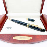 Rotring (German for "Red Ring")  Tintenkuli "1928" Celluloid Limited Edition Fountain Pen Celebrating 70 Years of Rotring Pen Production - Medium 18kt Gold Nib + an Interchangeable Stylographic Tubular Point