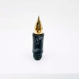 Rotring (German for "Red Ring")  Tintenkuli "1928" Celluloid Limited Edition Fountain Pen Celebrating 70 Years of Rotring Pen Production - Medium 18kt Gold Nib + an Interchangeable Stylographic Tubular Point