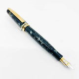 Rotring (German for "Red Ring")  Tintenkuli "1928" Celluloid Limited Edition Fountain Pen Celebrating 70 Years of Rotring Pen Production - Medium 18kt Gold Nib + an Interchangeable Stylographic Tubular Point
