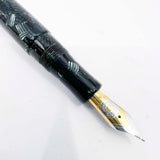 Rotring (German for "Red Ring")  Tintenkuli "1928" Celluloid Limited Edition Fountain Pen Celebrating 70 Years of Rotring Pen Production - Medium 18kt Gold Nib + an Interchangeable Stylographic Tubular Point