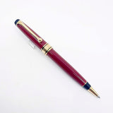 Aurora Optima Solid Burgundy Auroloide Ballpoint Pen Circa 2000