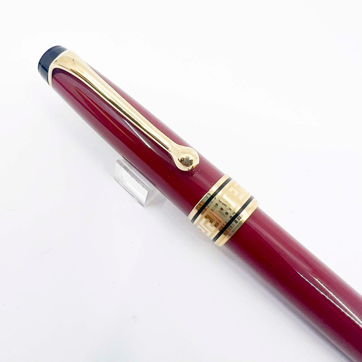Aurora Optima Solid Burgundy Auroloide Ballpoint Pen Circa 2000
