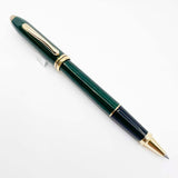 Cross Townsend Marbled Green & Black Lacquered Rollerball - Made in USA