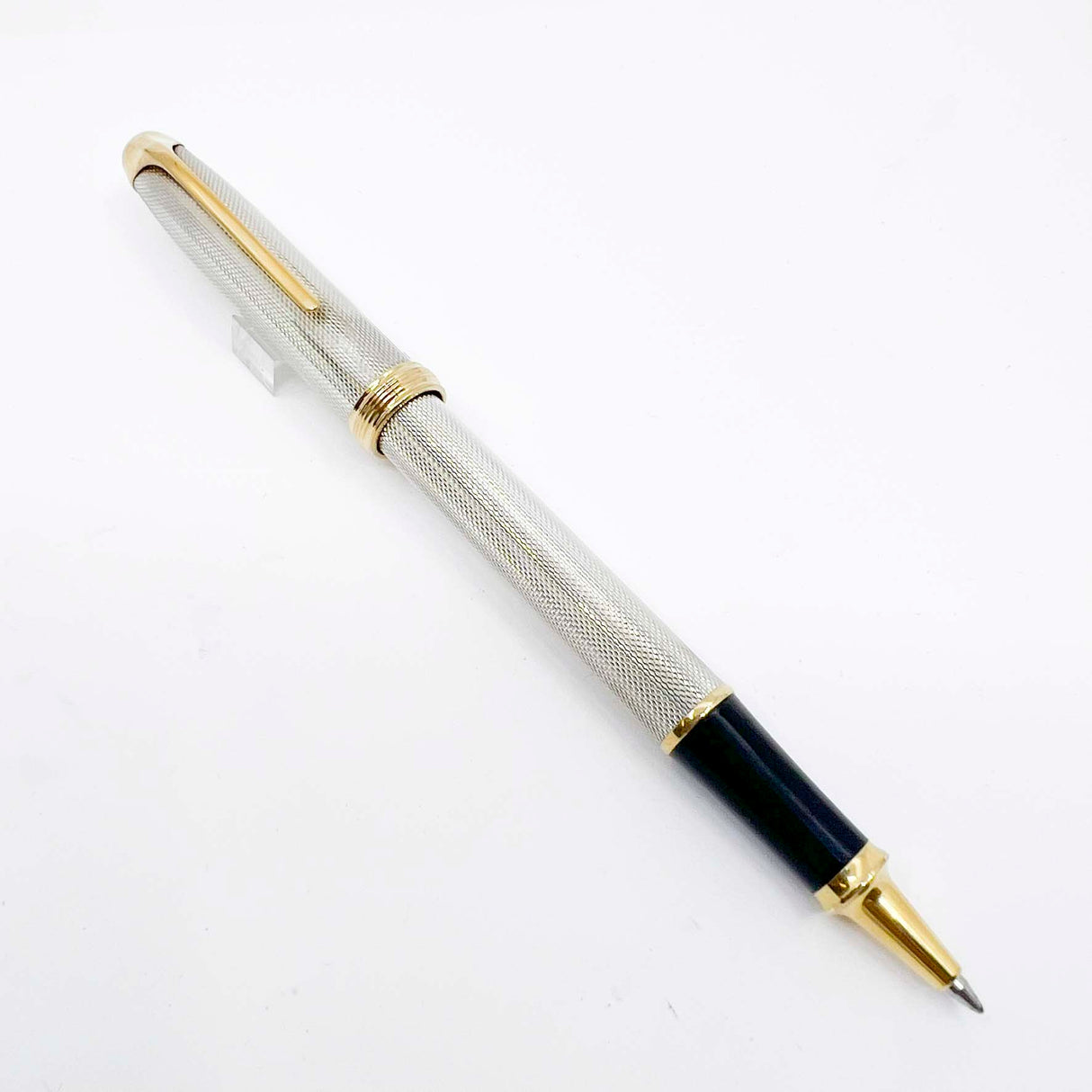 Cross Pinnacle Sterling Silver Barleycorn Rollerball - Made in USA Circa 1999