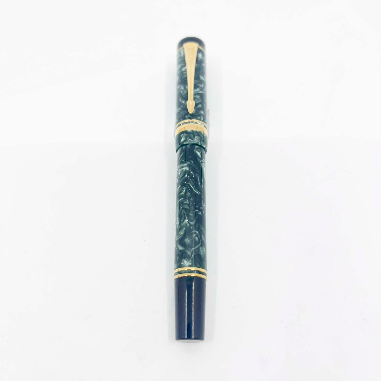 Parker Duofold Marbled Green Rollerball (Circa 1990)