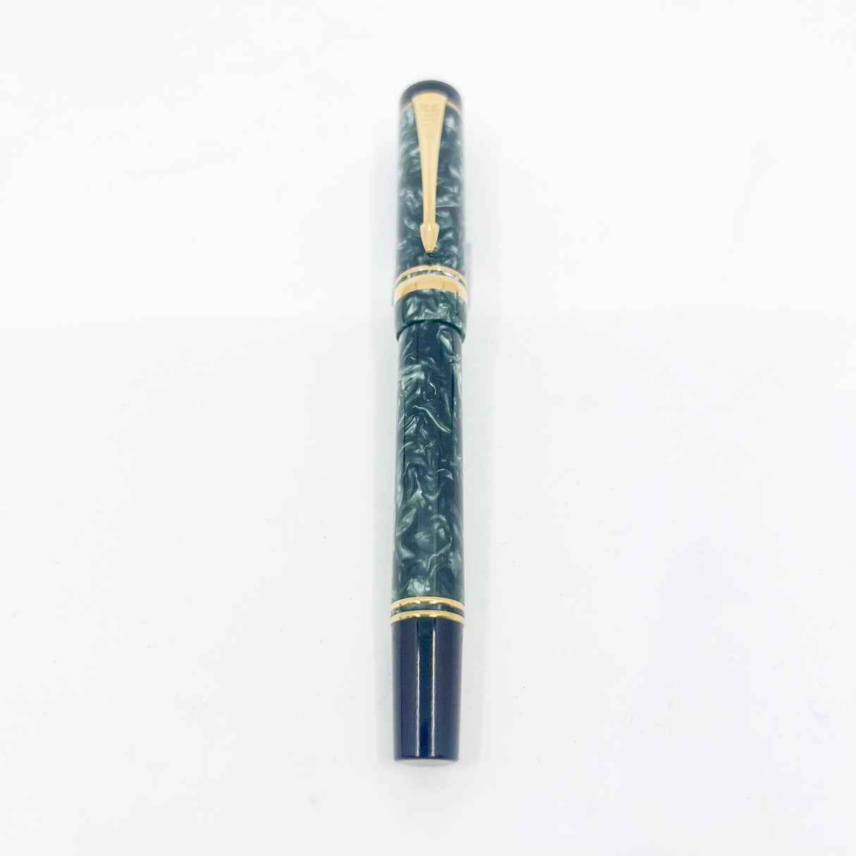 Parker Duofold Marbled Green Rollerball (Circa 1990)