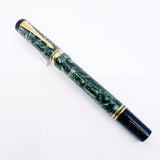 Parker Duofold Marbled Green Rollerball (Circa 1990)