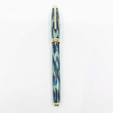 Cross Pinnacle Peacock Blue Lacquered Rollerball - Made in USA Circa 1999