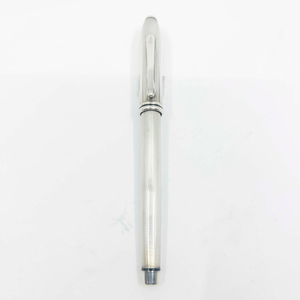 Cross Townsend Sterling Silver Fountain Pen - Made in USA - Fine 18kt Gold  Nib