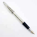 Cross Townsend Sterling Silver Fountain Pen - Made in USA - Fine 18kt Gold  Nib