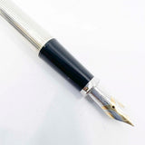 Cross Townsend Sterling Silver Fountain Pen - Made in USA - Fine 18kt Gold  Nib