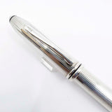 Cross Townsend Sterling Silver Fountain Pen - Made in USA - Fine 18kt Gold  Nib